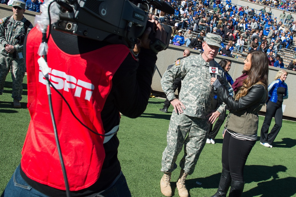 CJCS attends Air Force vs Army