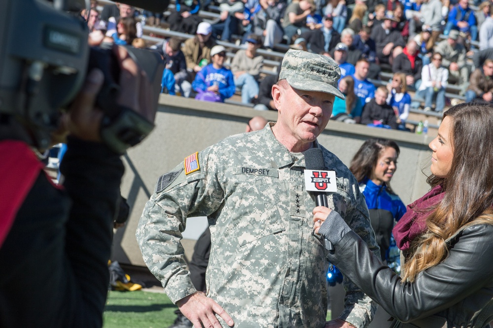 CJCS attends Air Force vs Army