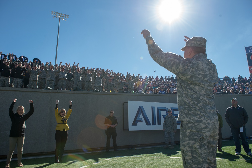 CJCS attends Air Force vs Army