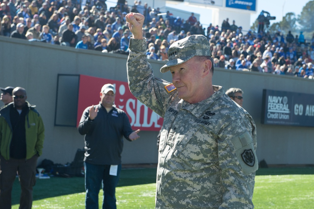 CJCS attends Air Force vs Army