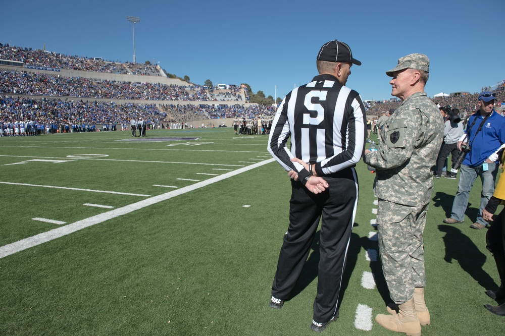 CJCS attends Air Force vs Army