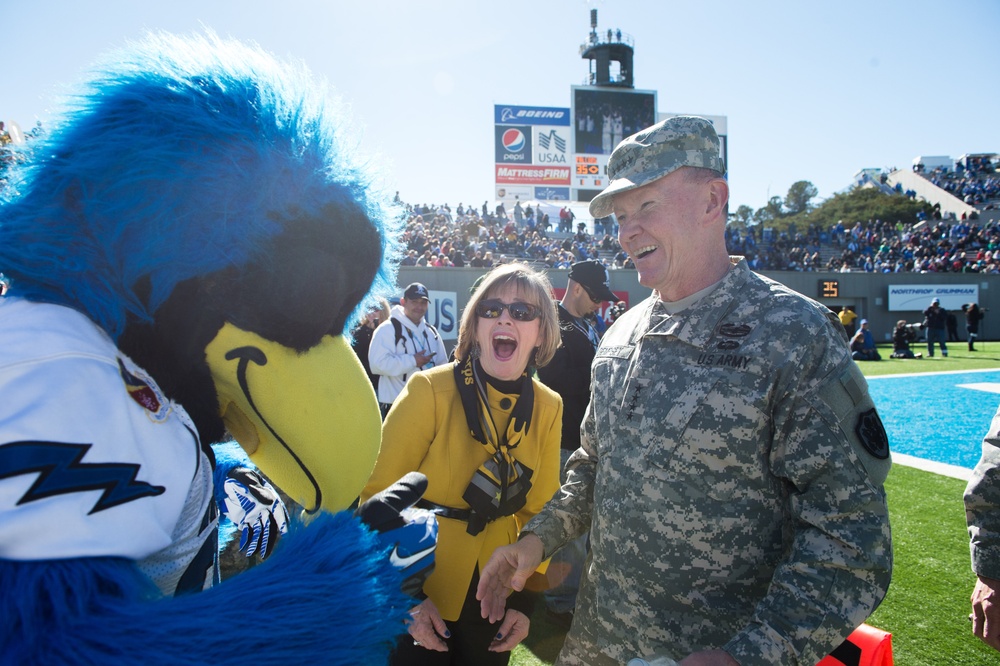 CJCS attends Air Force vs Army