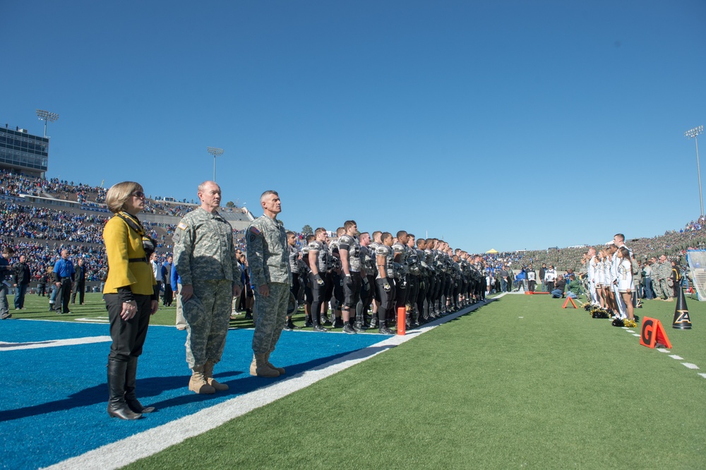 CJCS attends Air Force vs Army