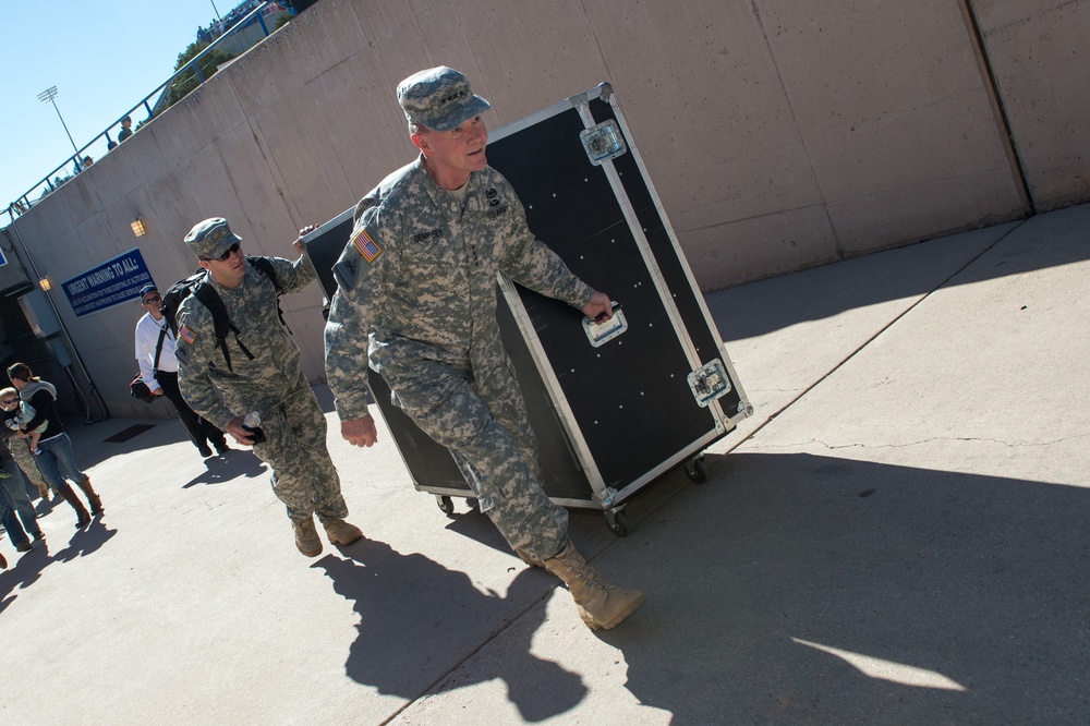 CJCS attends Air Force vs Army