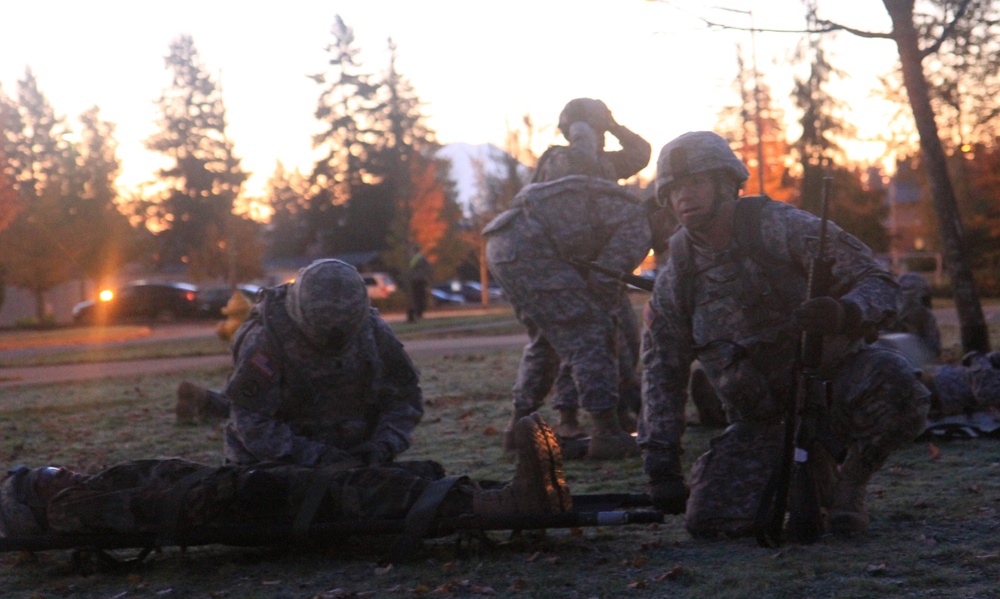 593rd ESC medical lane training