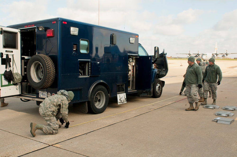 5th Civil Support Team joint inspection with 182nd Airlift Wing