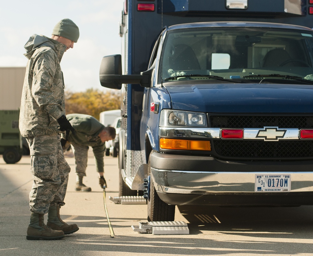 5th Civil Support Team joint inspection with 182nd Airlift Wing