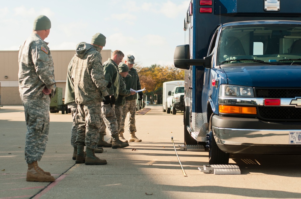 5th Civil Support Team joint inspection with 182nd Airlift Wing