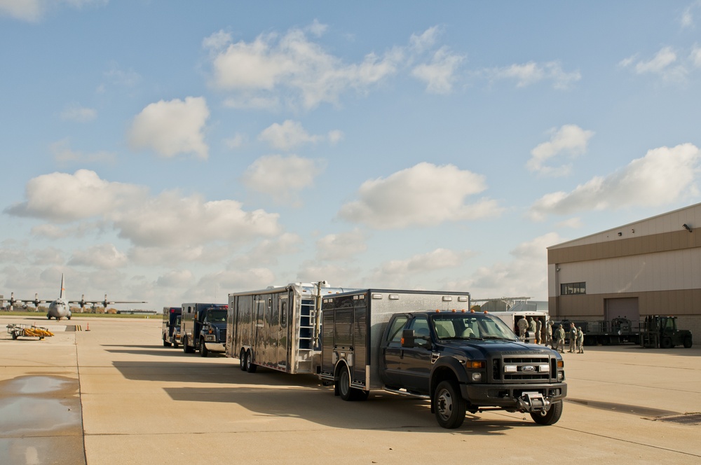 5th Civil Support Team joint inspection with 182nd Airlift Wing