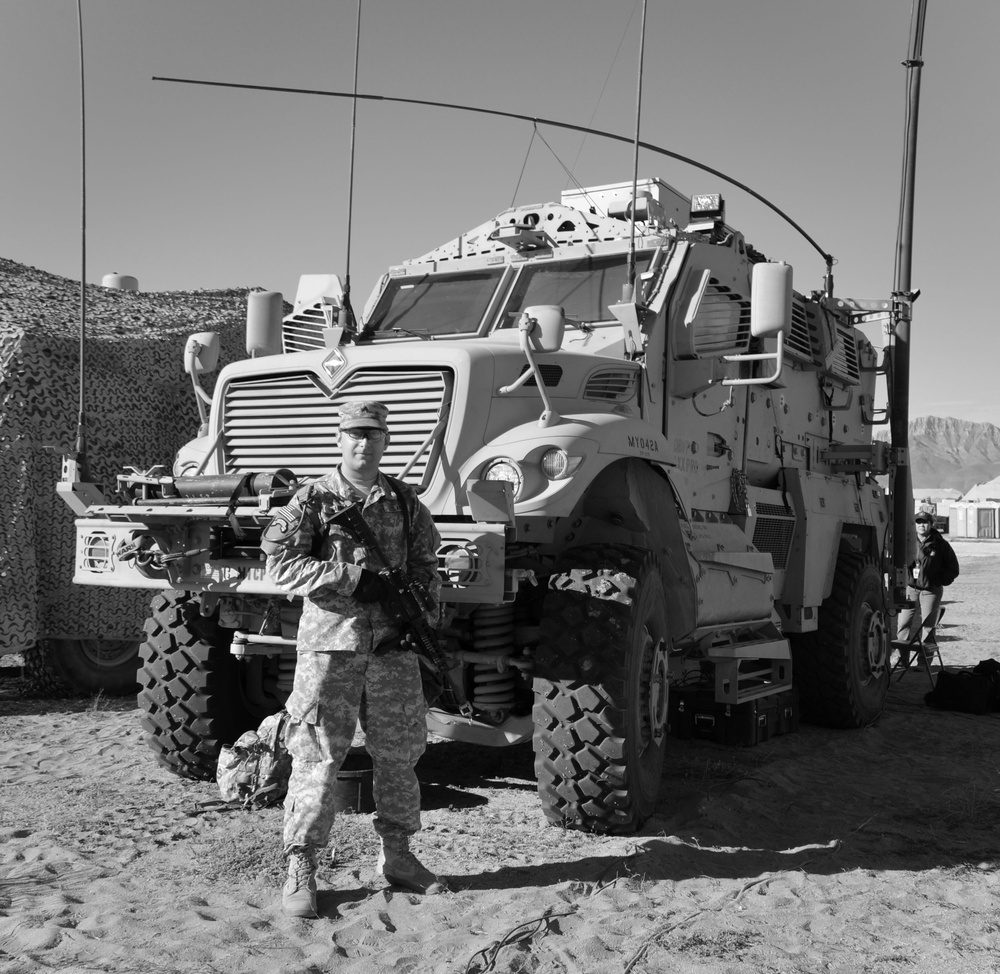 2/1AD evaluates a new type of MRAP during Network Integration Evaluation 14.1