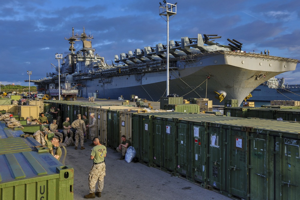 26th MEU Wash Down at Naval Station Rota, Spain