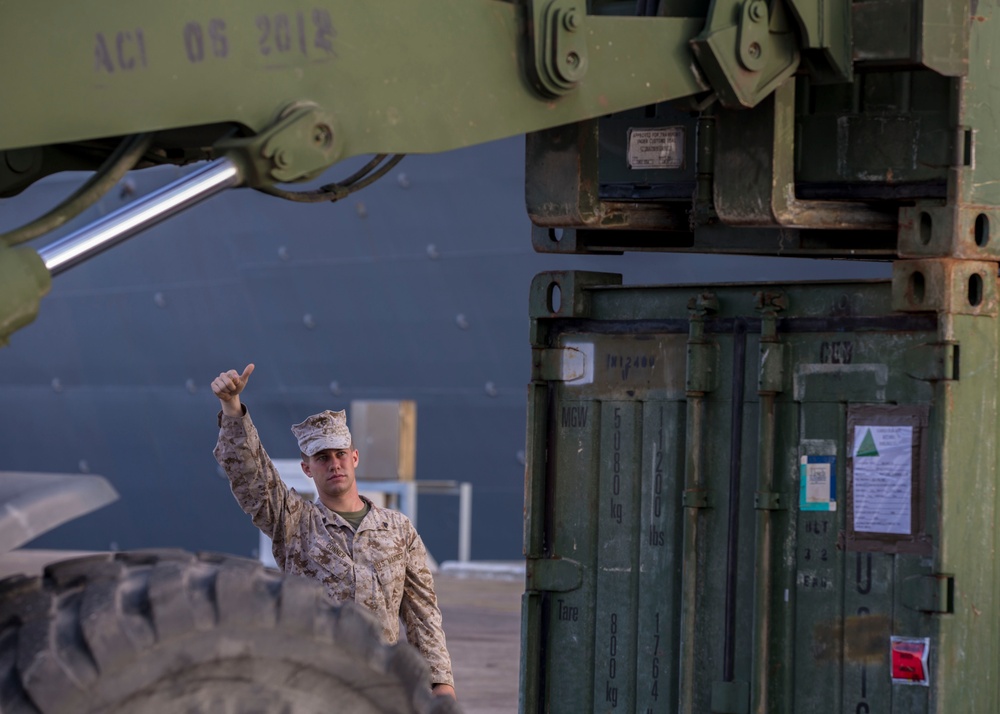 26th MEU Wash Down at Naval Station Rota, Spain