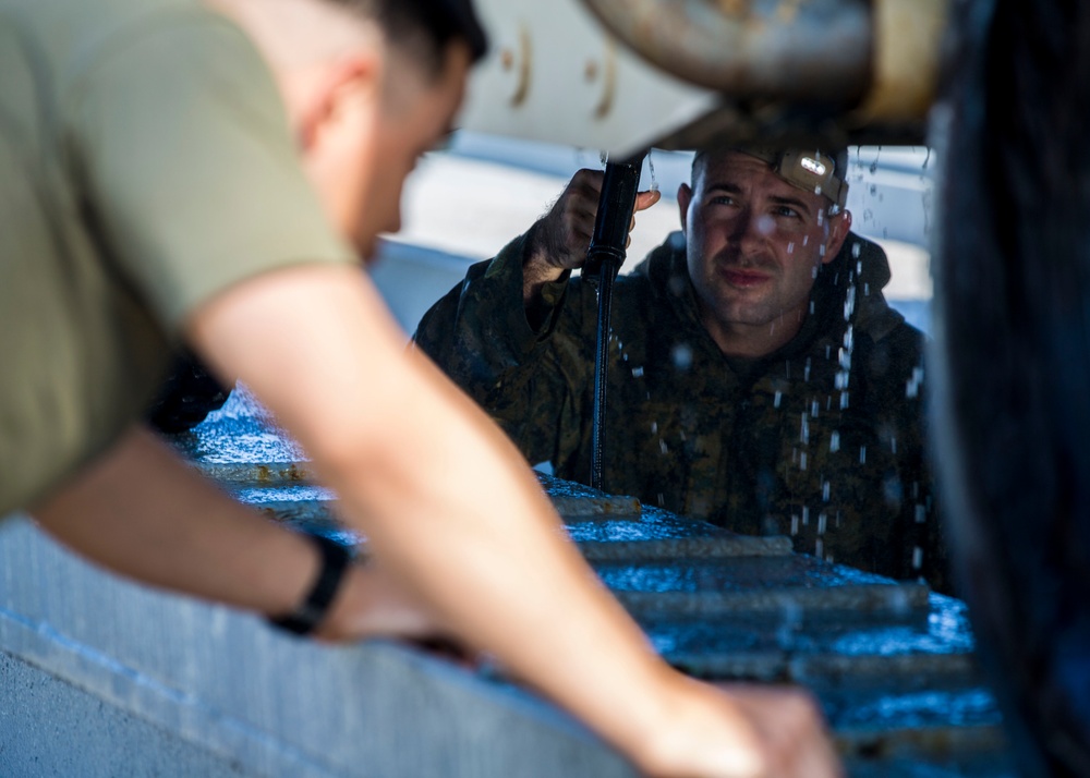 26th MEU Wash Down at Naval Station Rota, Spain