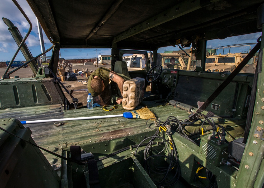 26th MEU Wash Down at Naval Station Rota, Spain