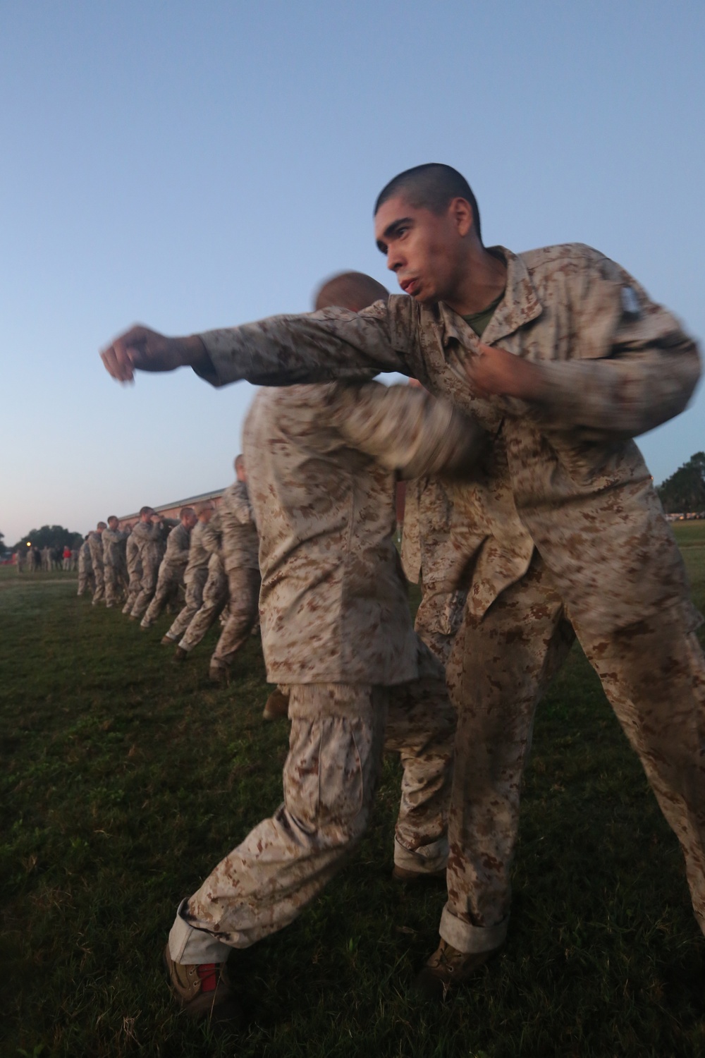 Photo Gallery: Marine recruits build endurance using martial arts on Parris Island