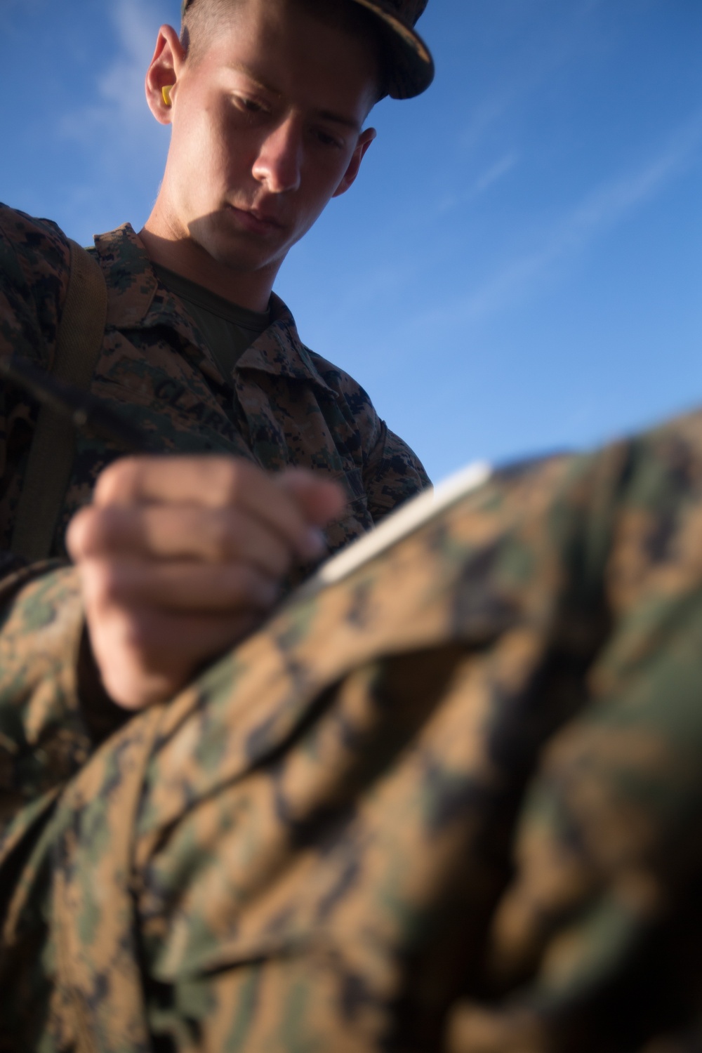 California, Md., native training at Parris Island to become U.S. Marine