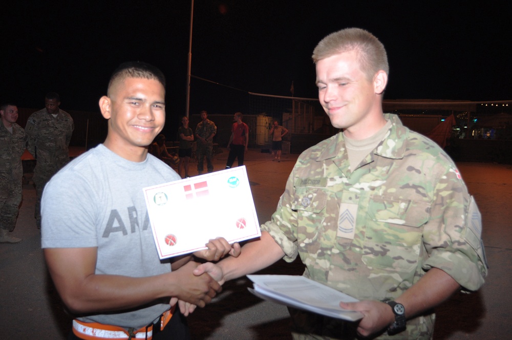 Guam, Danish soldiers exchange cultures, Afghanistan training