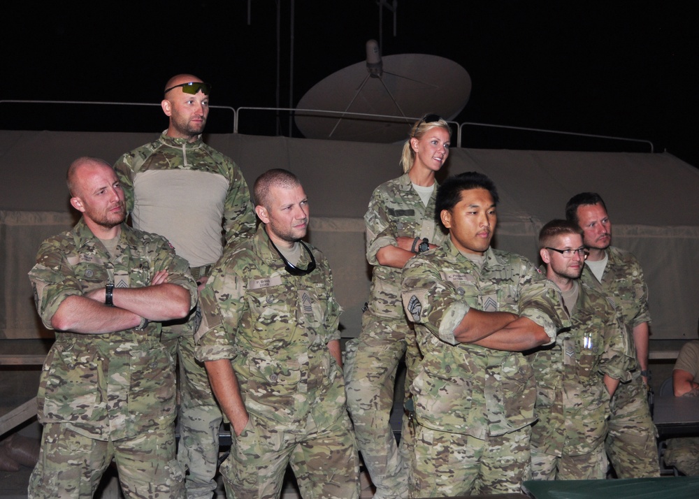 Guam, Danish soldiers exchange cultures, Afghanistan training