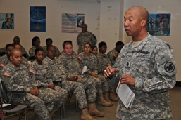 Army Reserve Command Sgt. Maj. welcomes future leaders