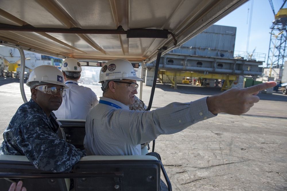 NASSCO shipyard tour