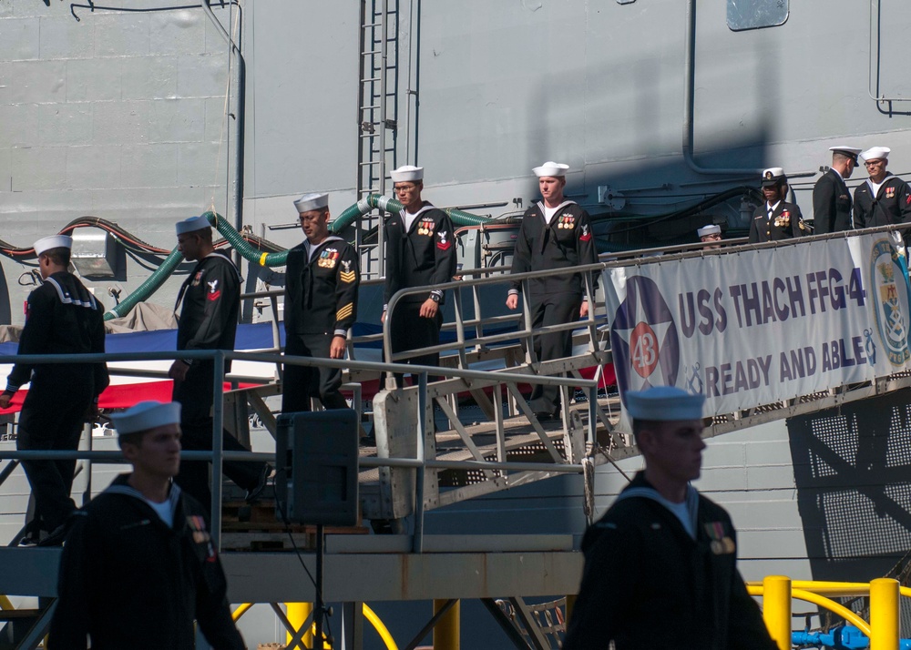 USS Thach Decommissioning