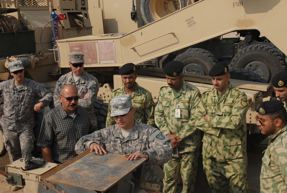 539th TC Mechanics host Kuwait National Guardsmen