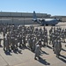 Airman and civilian employees, perform a Foreign Object Debris (FOD) Walk