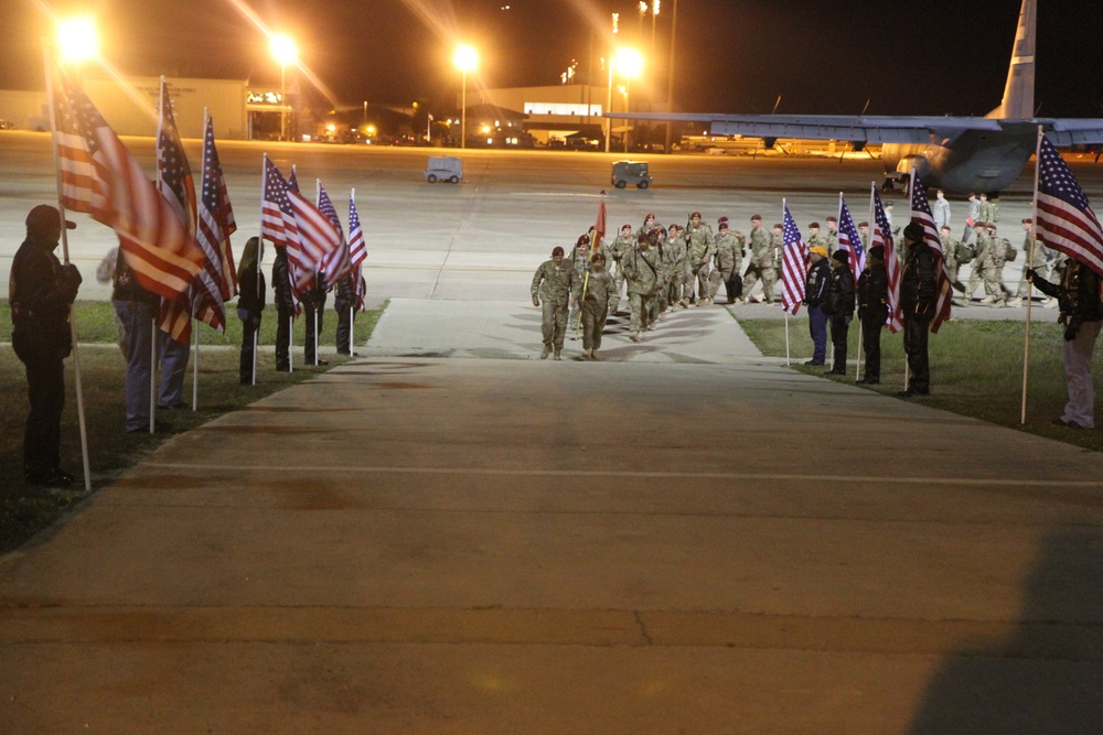B Battery 3-27 FAR (HIMARS) redeployment ceremony