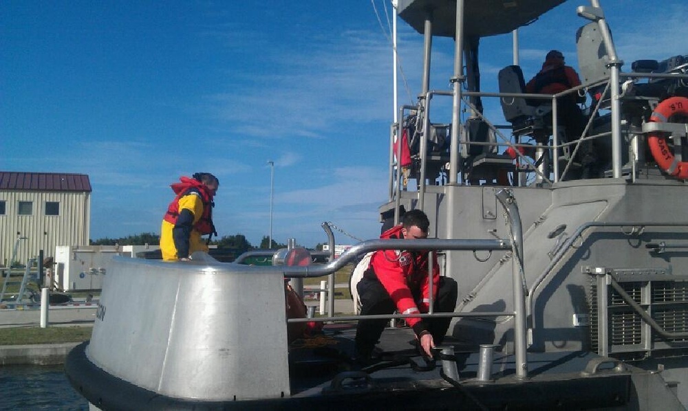 Coast Guard rescues man who abandoned sinking boat south of Atlantic Beach, NC