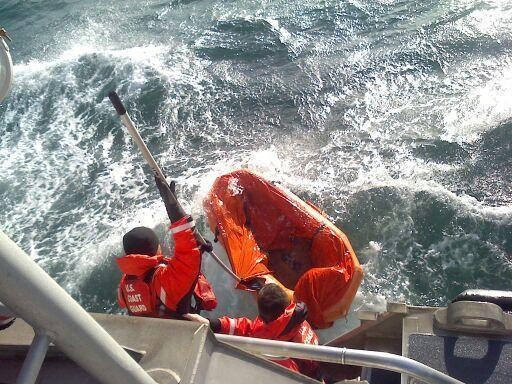 Coast Guard rescues man who abandoned sinking boat south of Atlantic Beach, NC