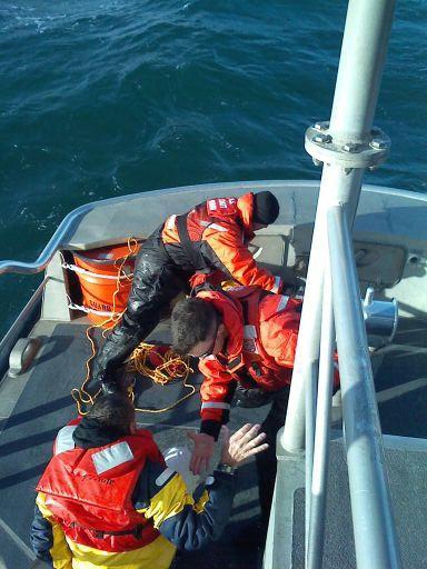 Coast Guard rescues man who abandoned sinking boat south of Atlantic Beach, NC