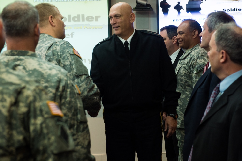 Army Chief of Staff visits Program Executive Office (PEO) Soldier