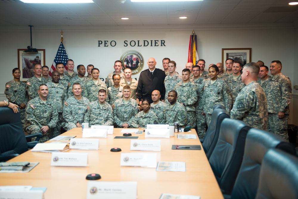 Army Chief of Staff visits Program Executive Office (PEO) Soldier