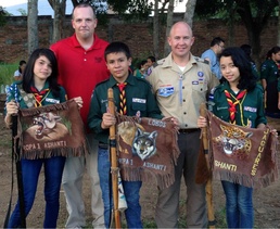 Joint Task Force-Bravo's Medical Element helps Honduran Scouts earn merit badge