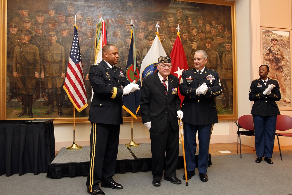 US Army World War II veteran receives awards 68 years after the war