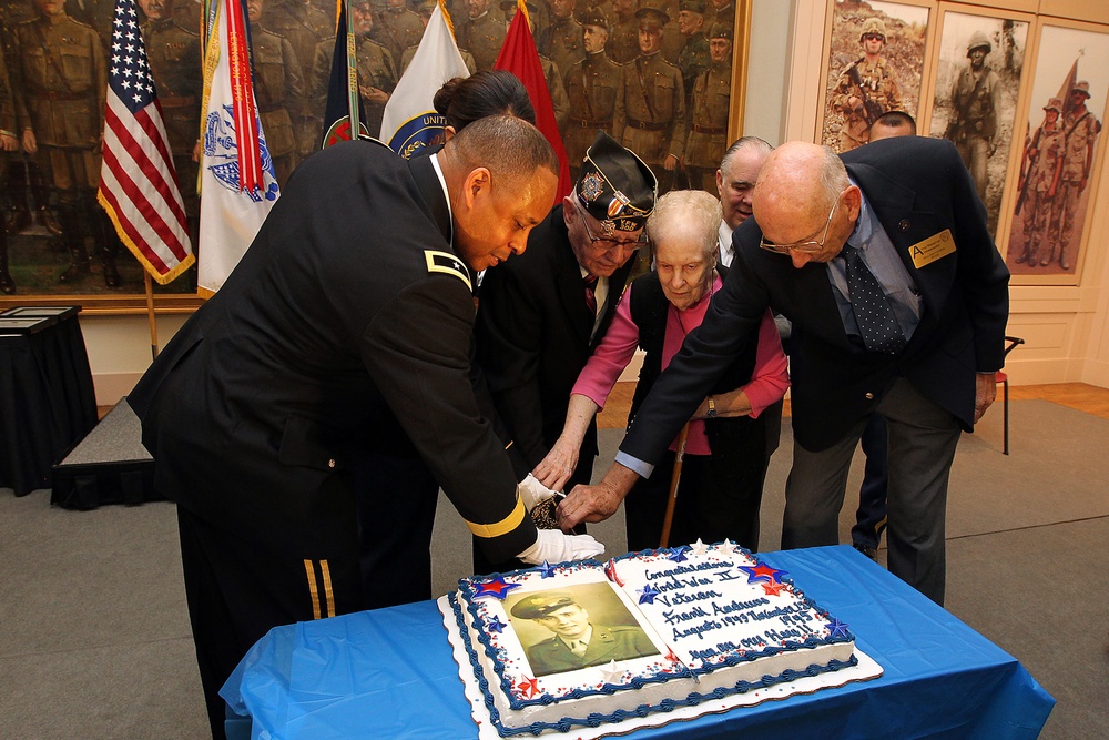 WWII veteran honored during award ceremony