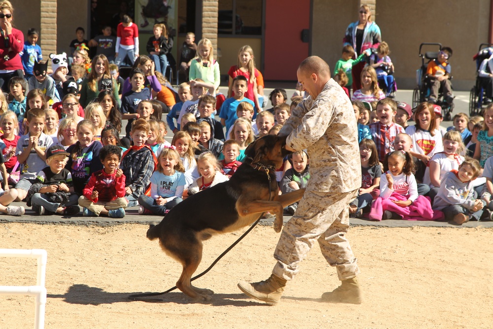 K9 participates in Red Ribbon Week