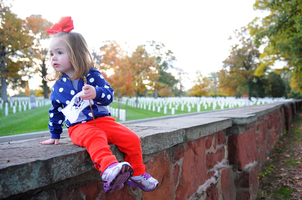 15th Annual Flags Across America at Arlington