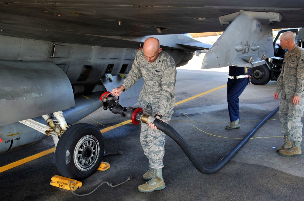 Col. Quinn learns the 'fuels' trade