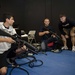 Marines show Poolees weapons handling and combat simulation