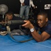 Marines show Poolees weapons handling and combat simulation