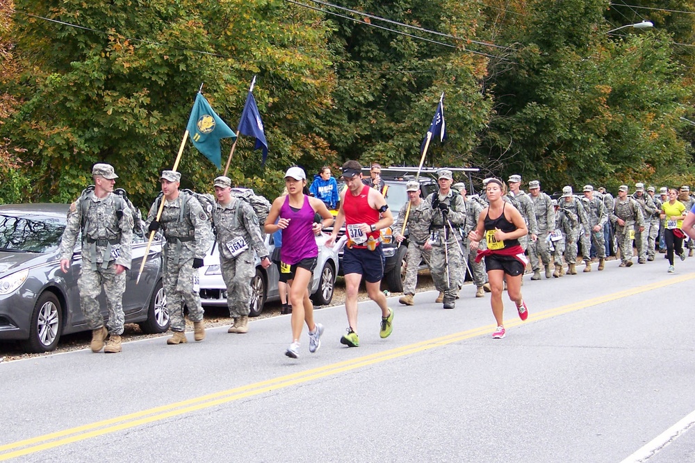Maine service members march marathon and honor memories