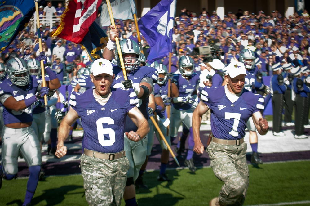 K-State, Fort Riley communites come together on the field