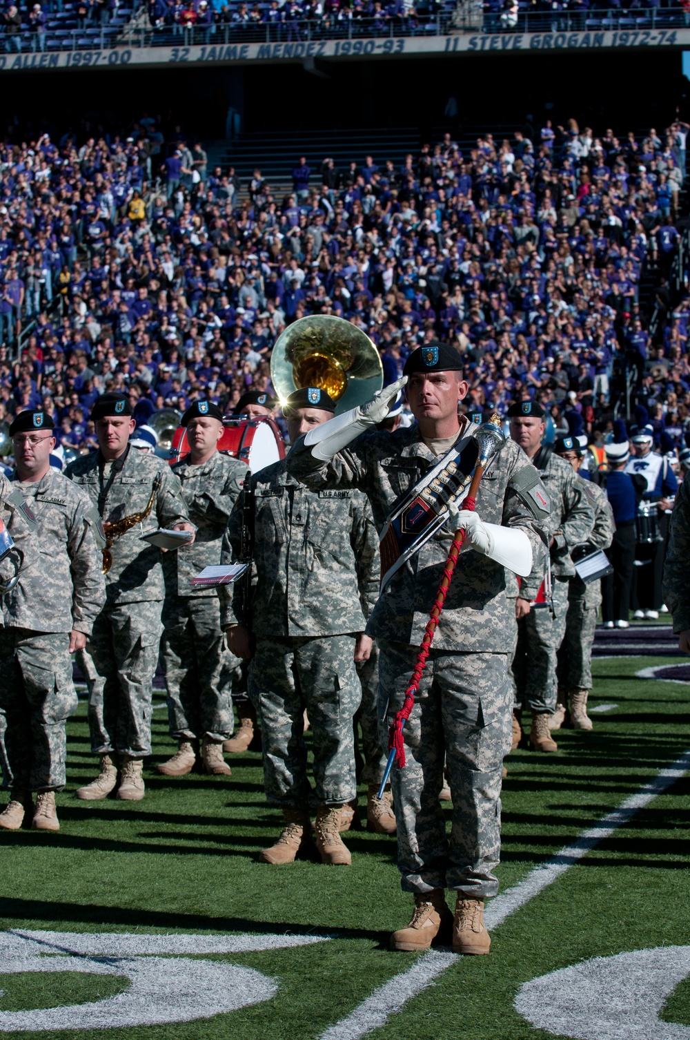 K-State, Fort Riley communites come together on the field