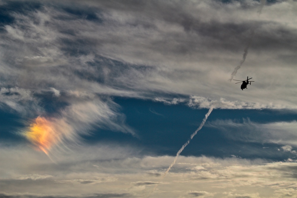 Fire rainbow