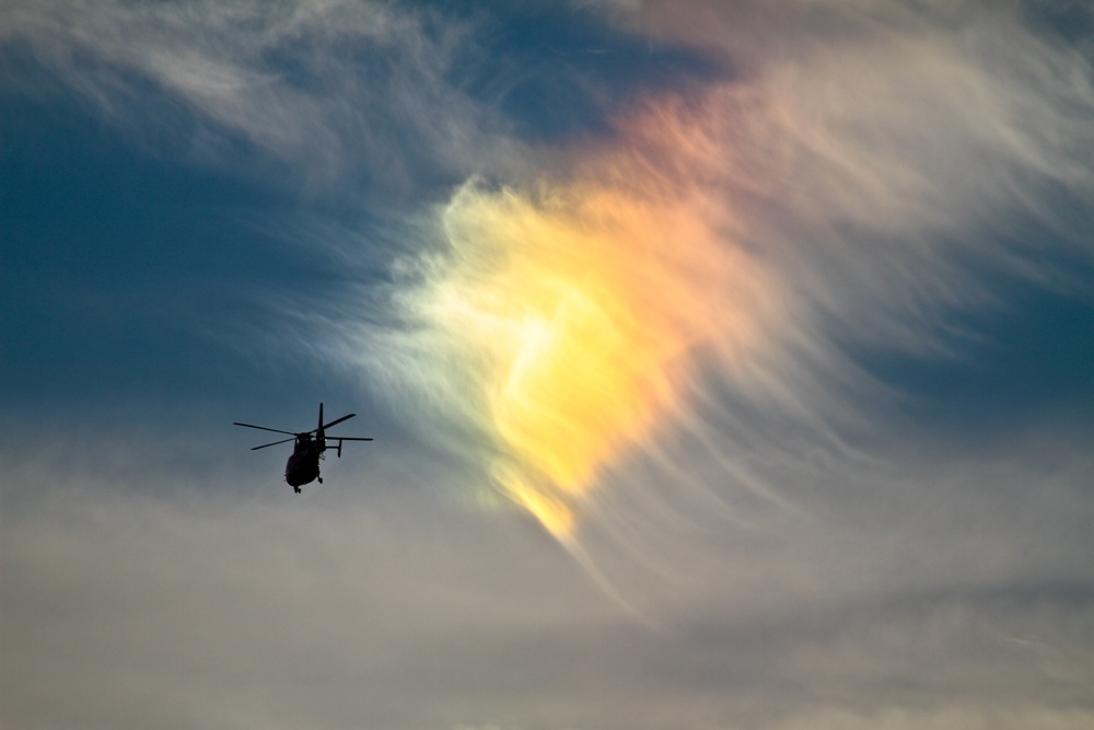 Fire rainbow
