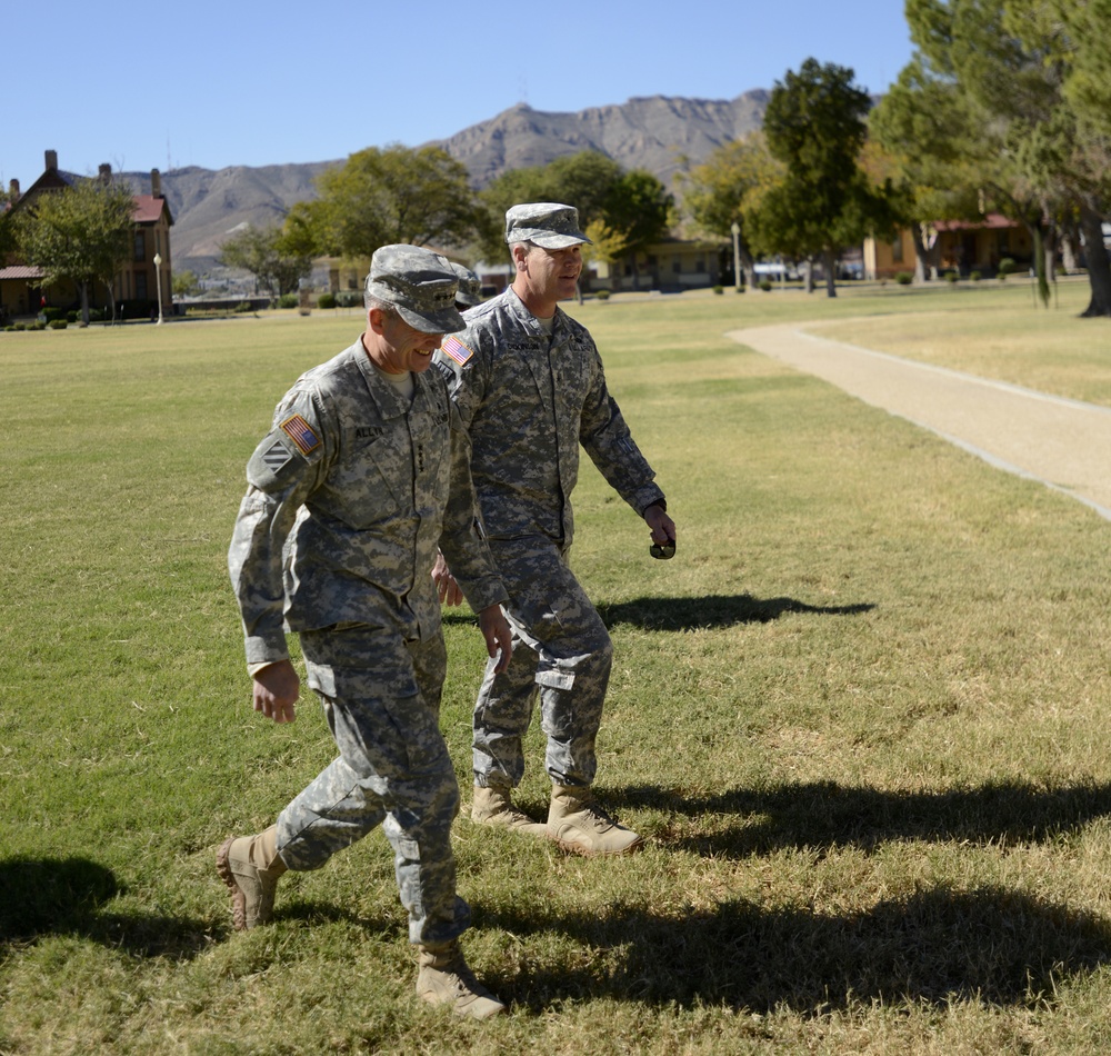 Gen. Daniel B. Allyn visits Fort Bliss