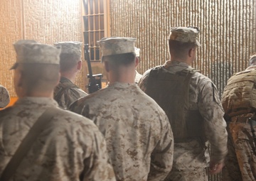 CLB-15 at the ready with night combat conditioning exercise