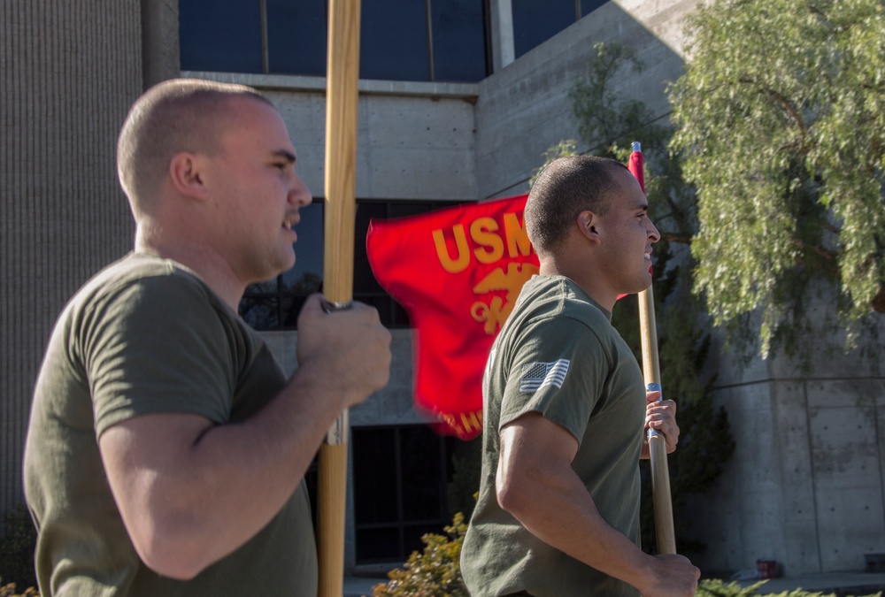 Marines run 238 motivated miles for 238 motivated years
