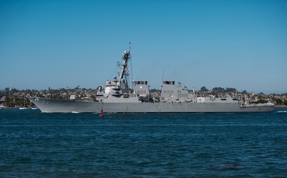 USS Howard operations